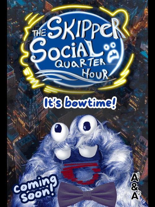 The Skipper Social Quarter Hour backdrop