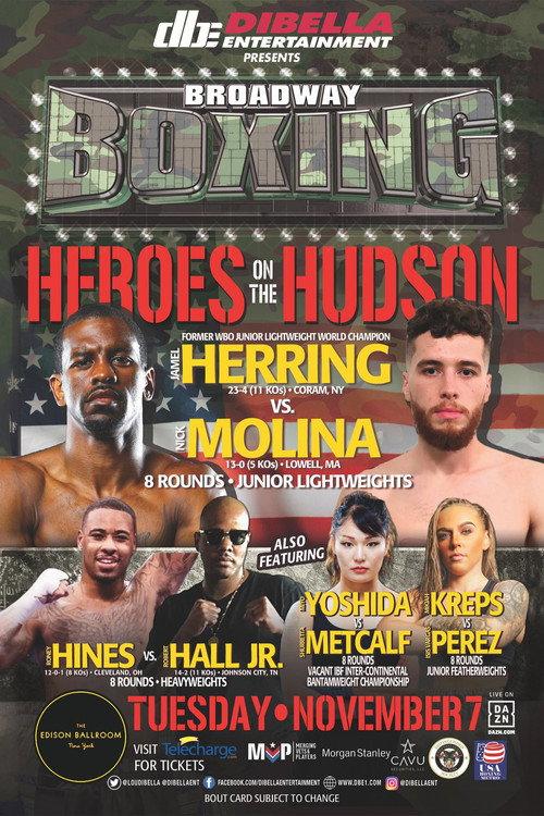 Jamel Herring vs. Nick Molina backdrop