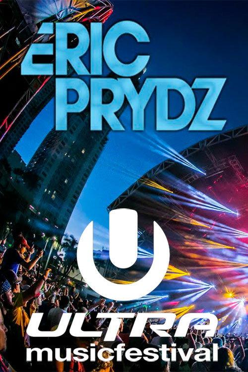 Eric Prydz live at Ultra Music Festival 2014 backdrop