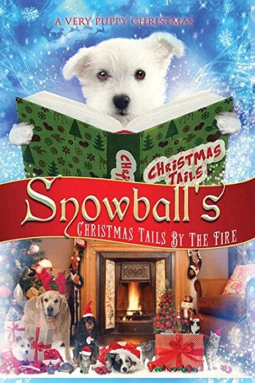 Snowball's Christmas Tails By the Fire backdrop