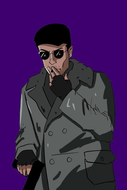 Agent M.F.E backdrop