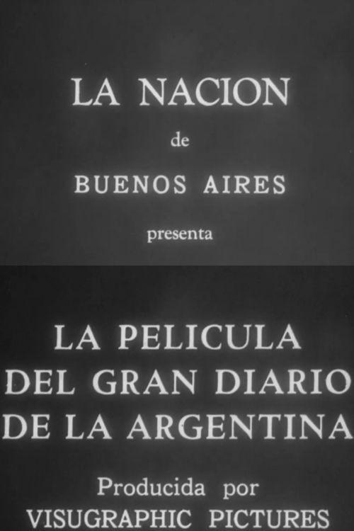 The film of the great newspaper of Argentina backdrop