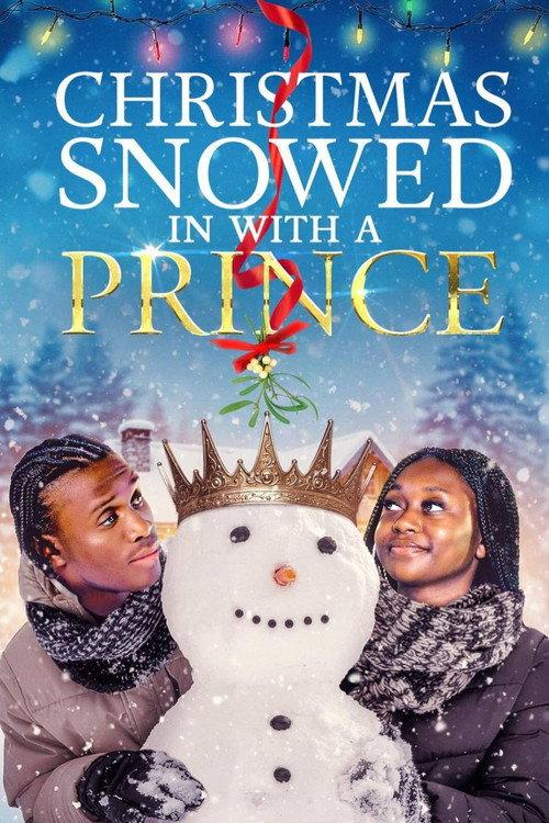 A Christmas Snowed in with a Prince backdrop