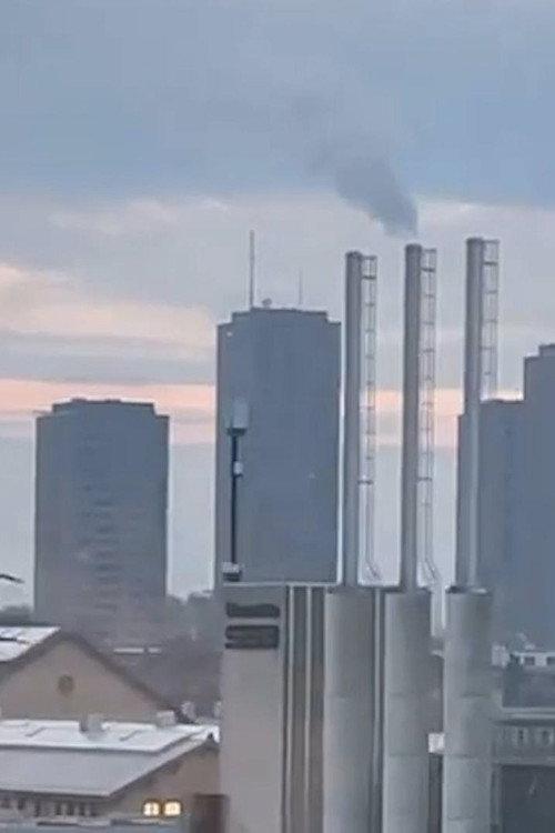Wenn wir blinken können wir das Rauschen sehen backdrop
