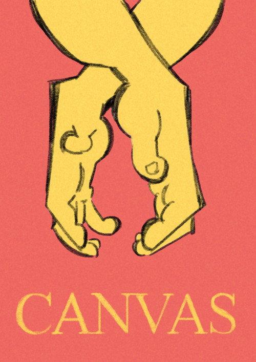 Canvas backdrop