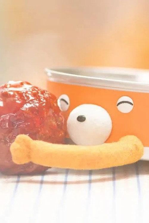 Tsuna the empty can - Meatball and Spaghetti backdrop