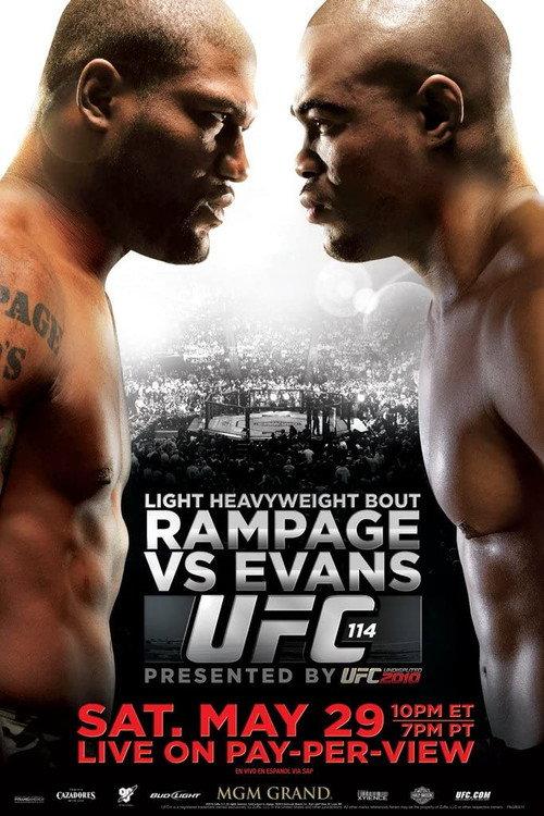 UFC 114: Rampage vs. Evans backdrop