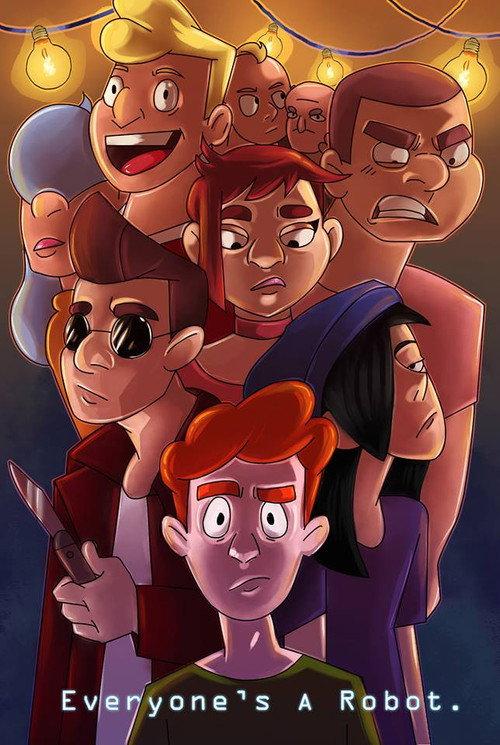 Everyone's a Robot backdrop