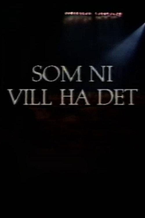 Som ni vill ha det backdrop