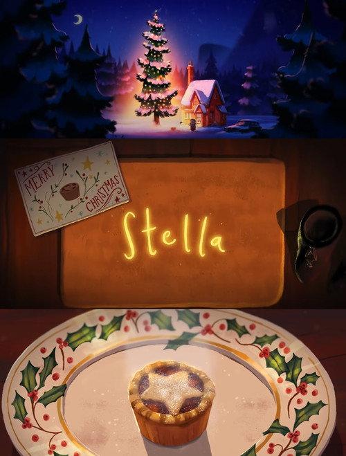 Stella: No One Should Be Alone at Christmas backdrop