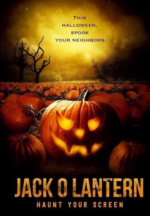 Halloween Jack O'Lantern backdrop