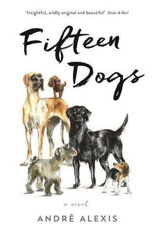 Fifteen Dogs backdrop