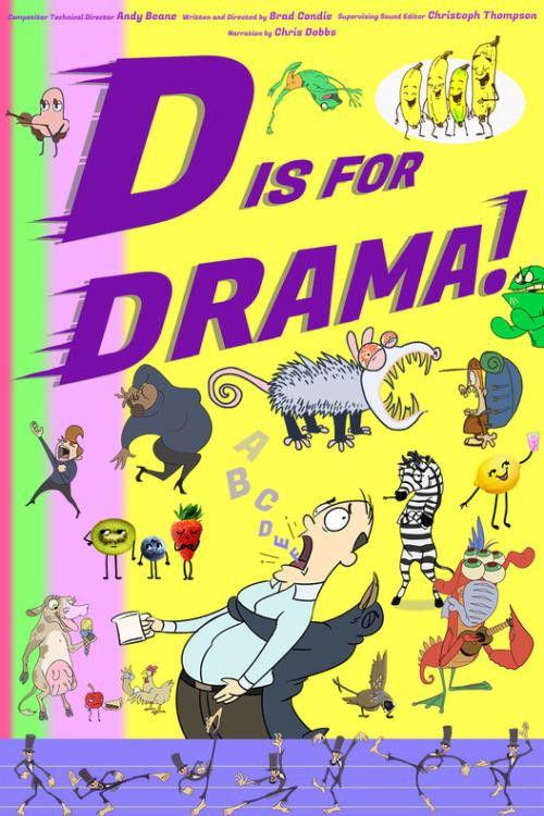 D is for Drama backdrop