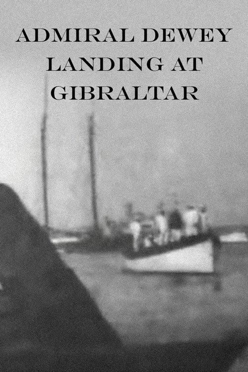 Admiral Dewey Landing at Gibraltar backdrop
