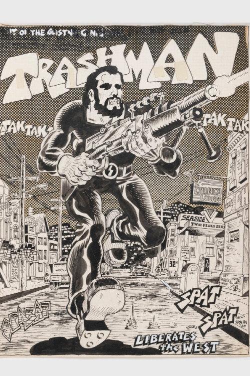 Trashman: The Art of Spain Rodriguez backdrop