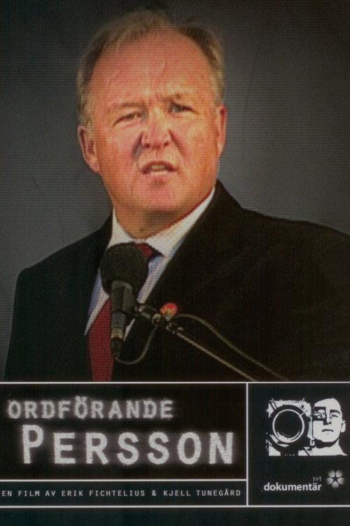 Ordförande Persson backdrop