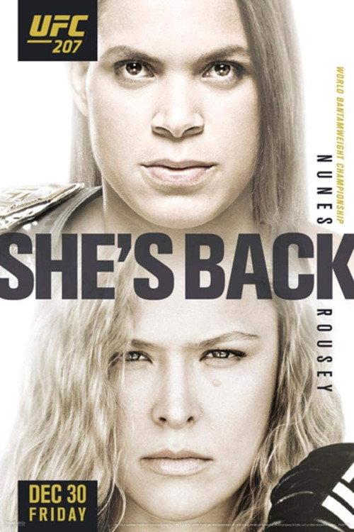 UFC 207: Nunes vs. Rousey backdrop