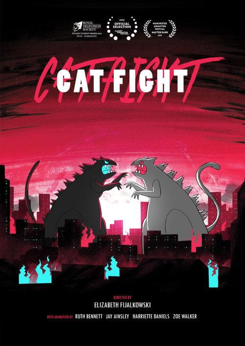 Cat Fight backdrop