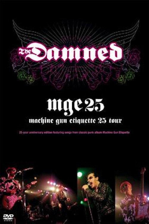 The Damned - Machine Gun Etiquette - 25th Tour backdrop