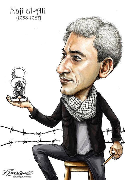 Naji Al-Ali, An Artist With Vision backdrop