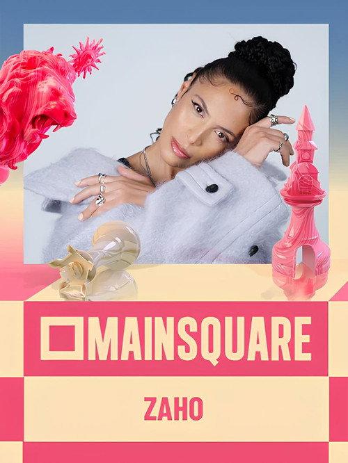 Zaho en concert au Main Square Festival 2026 backdrop