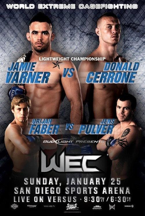 WEC 38: Varner vs. Cerrone backdrop