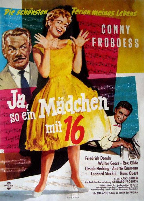 Ja, so ein Mädchen mit sechzehn backdrop