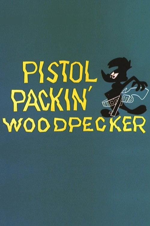 Pistol Packin' Woodpecker backdrop