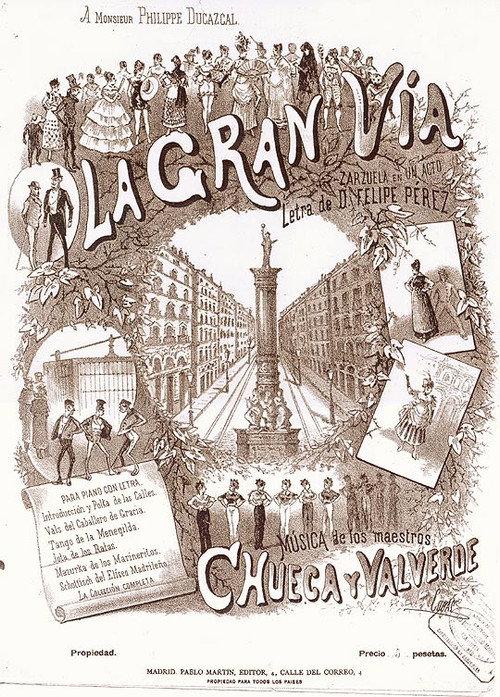 La Gran Vía backdrop