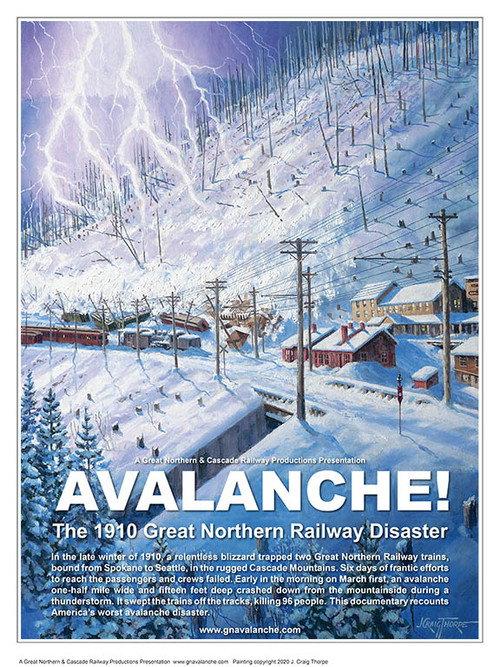 Avalanche! The 1910 Great Northern Railway Disaster backdrop