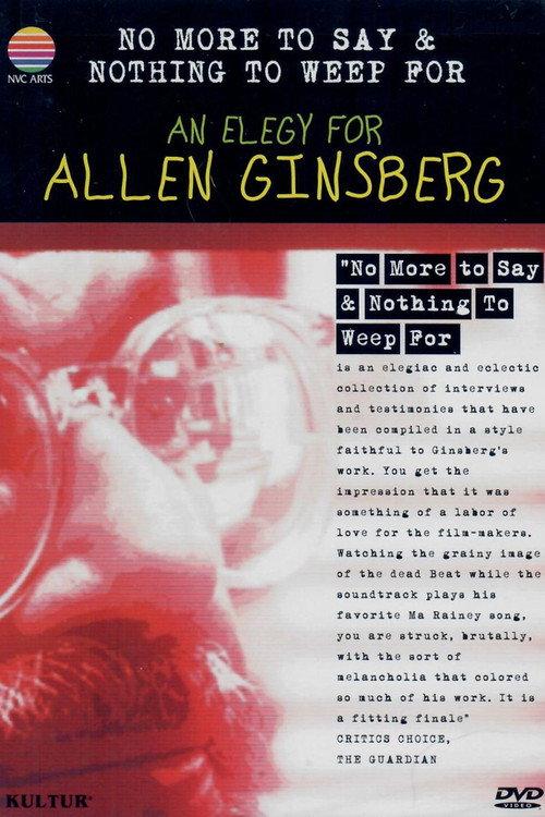 No More to Say & Nothing to Weep For: An Elegy for Allen Ginsberg backdrop