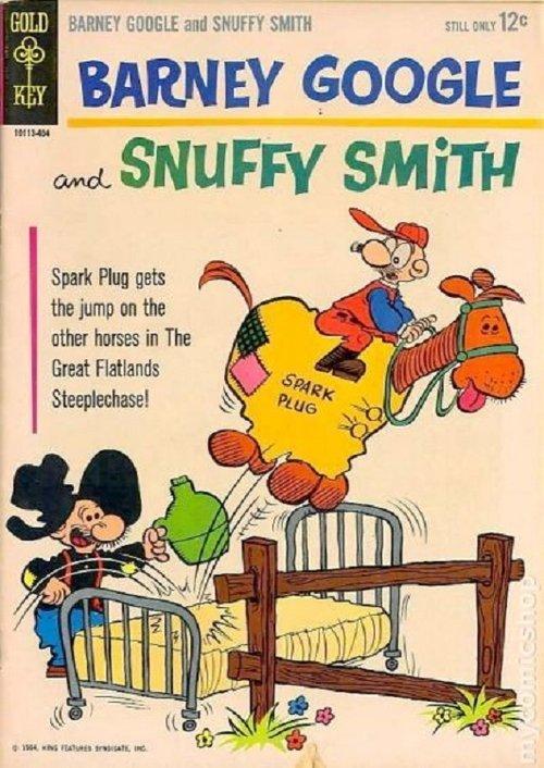 Snuffy Smith and Barney Google backdrop