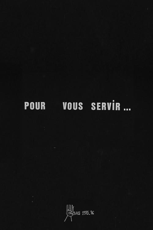 Pour vous servir backdrop