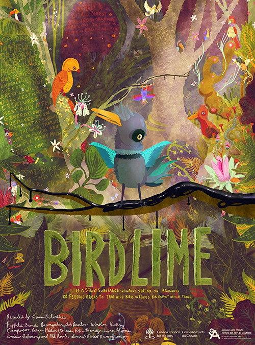 Birdlime backdrop