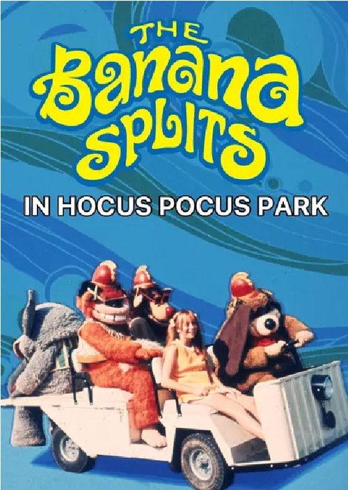 The Banana Splits in Hocus Pocus Park backdrop