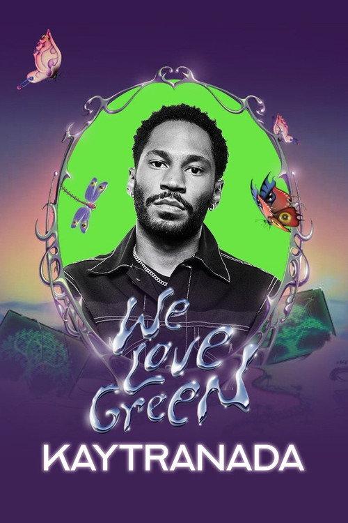 Kaytranada en concert à We Love Green 2024 backdrop