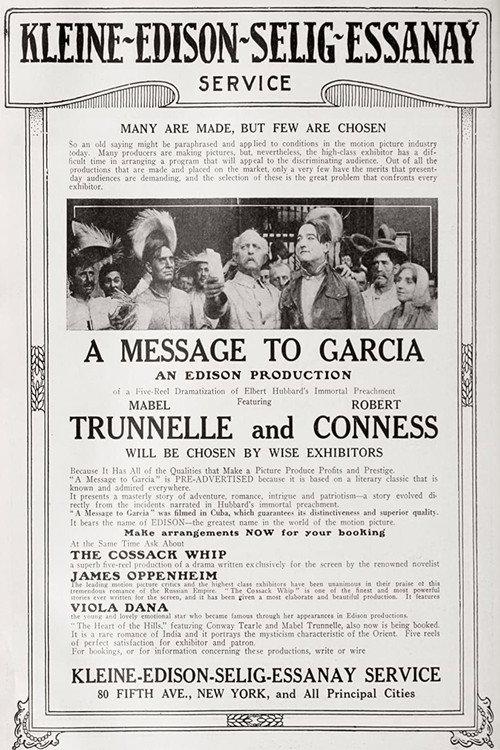 A Message to Garcia backdrop