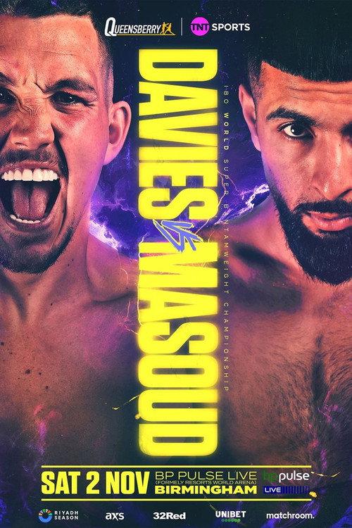 Liam Davies vs. Shabaz Masoud backdrop