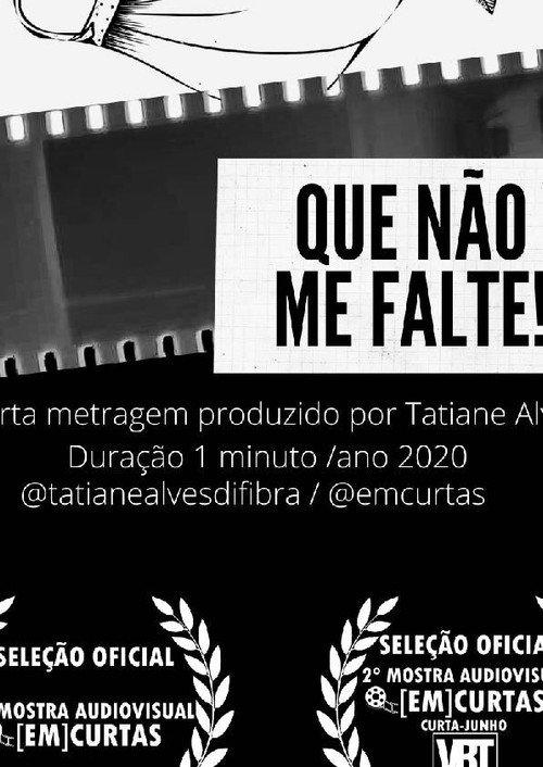 Que não me falte backdrop