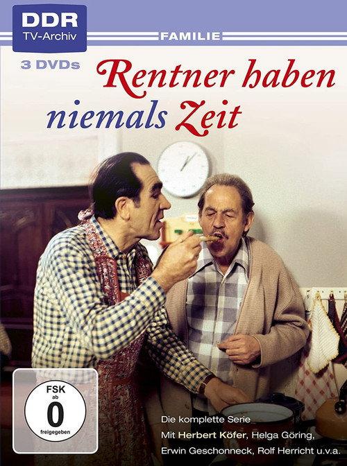 Rentner haben niemals Zeit backdrop