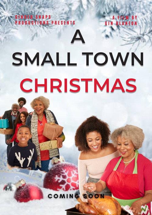 A Small Town Christmas backdrop