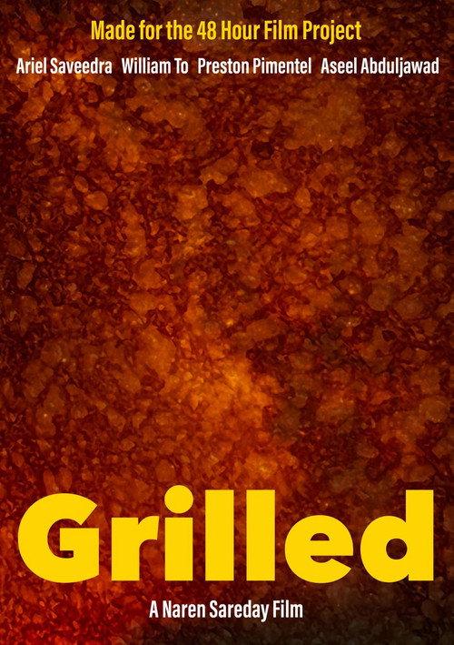 Grilled backdrop