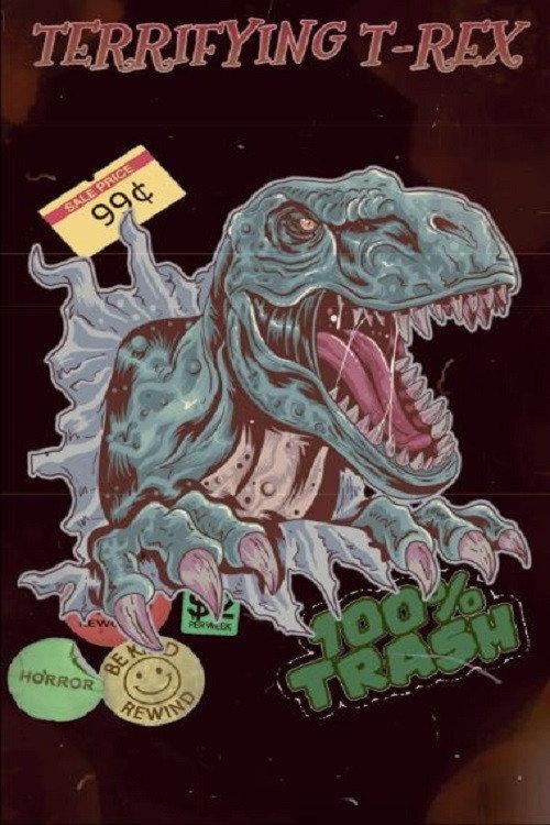 Terrifying T-Rex backdrop