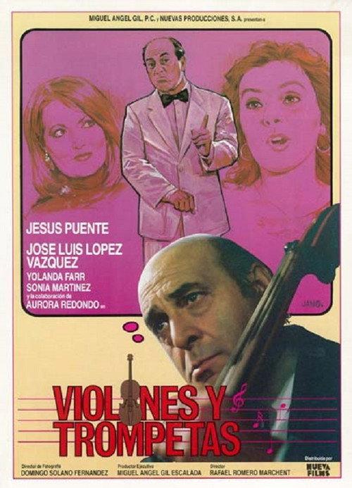 Violines y trompetas backdrop