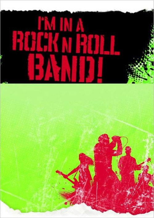 I'm in a Rock 'n' Roll Band! backdrop