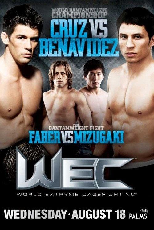 WEC 50: Cruz vs. Benavidez 2 backdrop