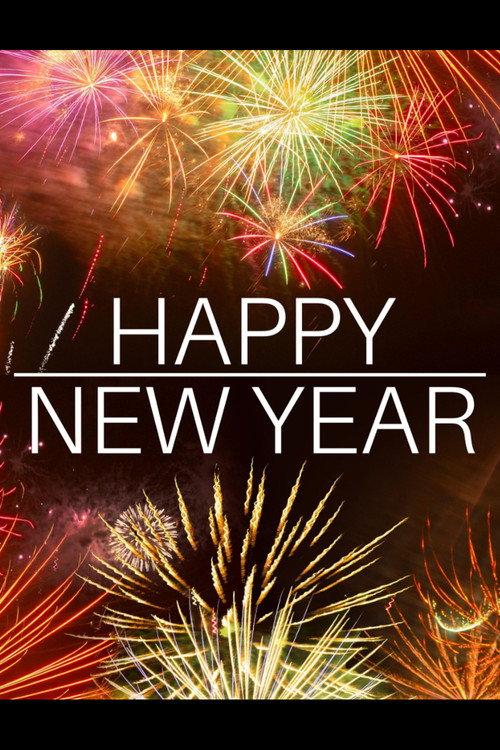 Happy New Year backdrop
