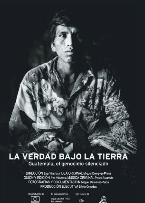 La verdad bajo la tierra Guatemala, el genocidio silenciado backdrop