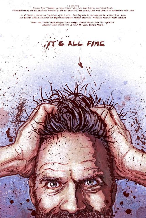 It's All Fine backdrop