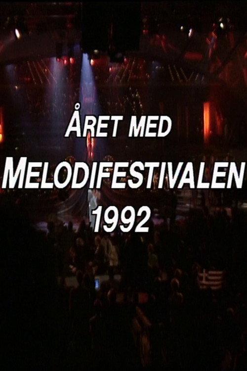 Året med melodifestivalen 1992 backdrop